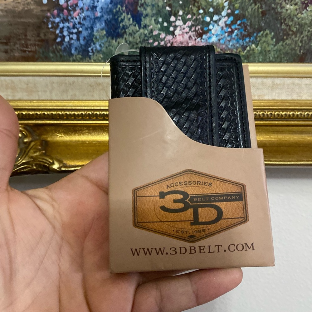 Handcraft Leather Card Holder money clip Wallet
